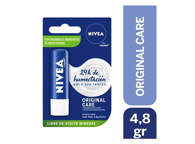 PROTECTOR LABIAL NIVEA ESSENTIAL CARE 4.8 GR - 1