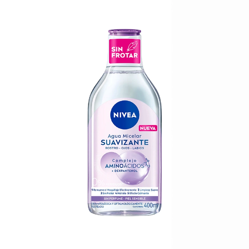 LOCIÓN MICELAR 3 EN 1 NIVEA PIEL SENSIBLE 400 ML - 1
