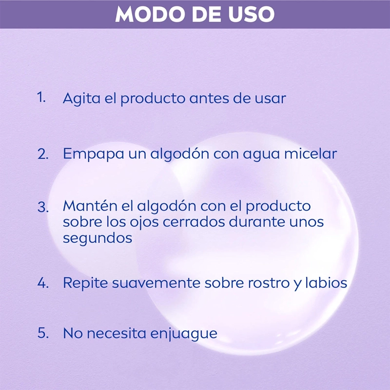 LOCIÓN MICELAR 3 EN 1 NIVEA PIEL SENSIBLE 400 ML - 8