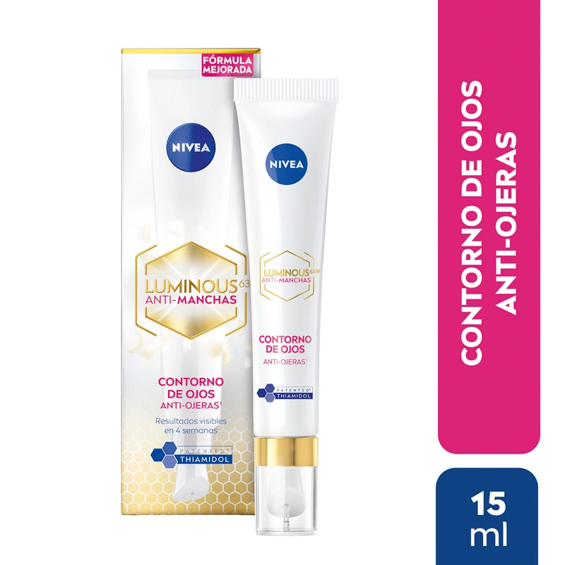 CONTORNO DE OJOS NIVEA ANTIOJERAS CELLULAR LUMINOUS 15 ML - 2