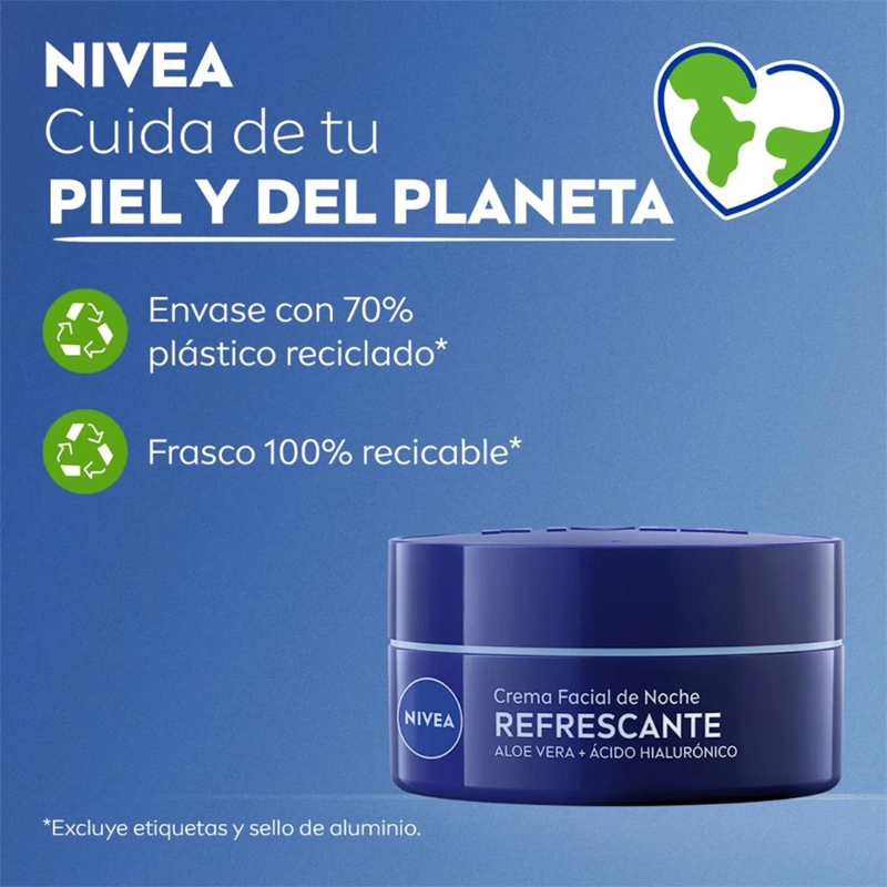 CREMA DE NOCHE NIVEA HIDRATANTE REGENERADORA 50ML - 10
