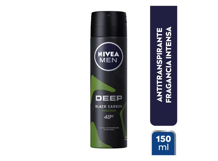DESODORANTE NIVEA MEN DEEP AMAZONIA SPRAY 150 ML - 1
