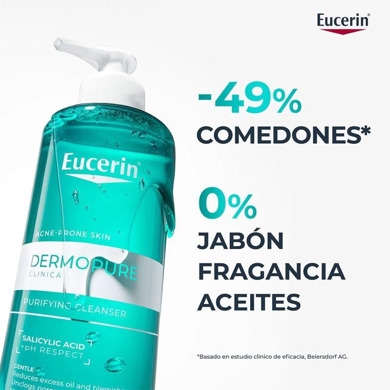 GEL LIMPIADOR EUCERIN DERMOPURE 400 ML - 6