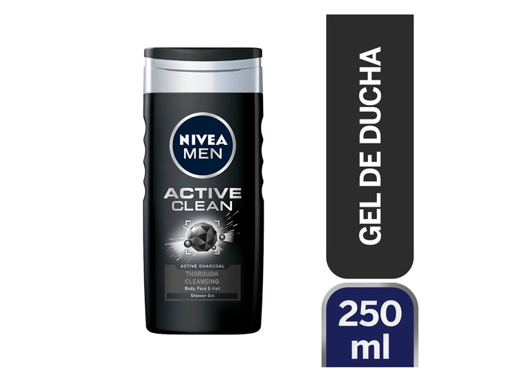 GEL DE DUCHA NIVEA MEN DEEP ACTIVE CLEAN 250 ML - 1