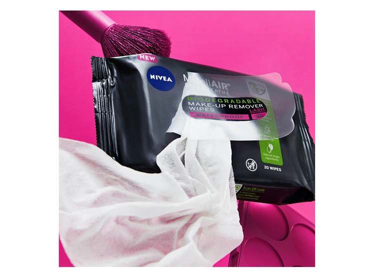TOALLITAS DESMAQUILLANTES MICELARES EXPERT NIVEA WATERPROOF MAKE UP REMOVER 20 UNIDADES - 2