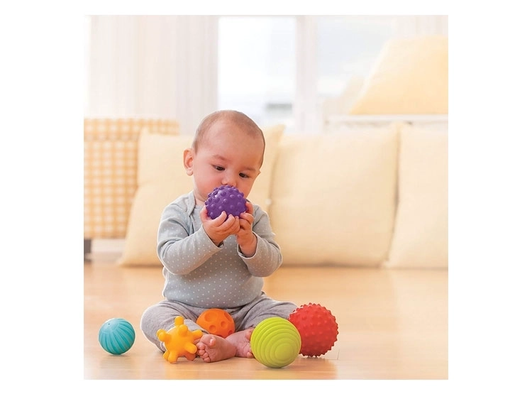 JUGUETE DE ESTIMULACION BEBE INFANTINO BALLS BLOCKS BUDDIES - 2