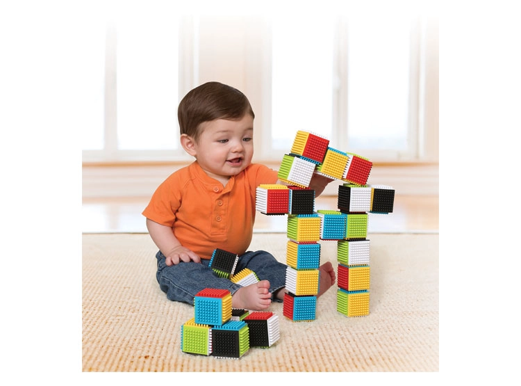 JUGUETE DE ESTIMULACION BEBE INFANTINO BLOCKS DE CONSTRUCCION - 5