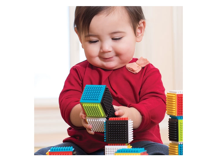 JUGUETE DE ESTIMULACION BEBE INFANTINO BLOCKS DE CONSTRUCCION - 6