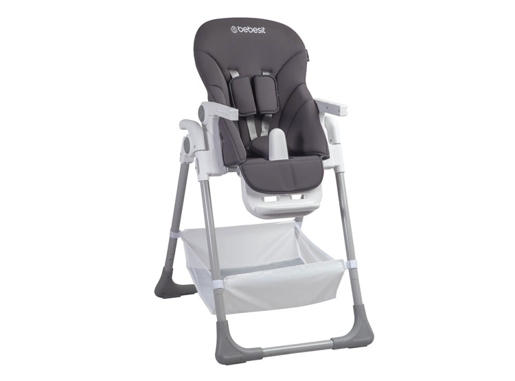SILLA DE COMER BEBE INFANTIL SNACK LX GRIS BEBESIT - 2
