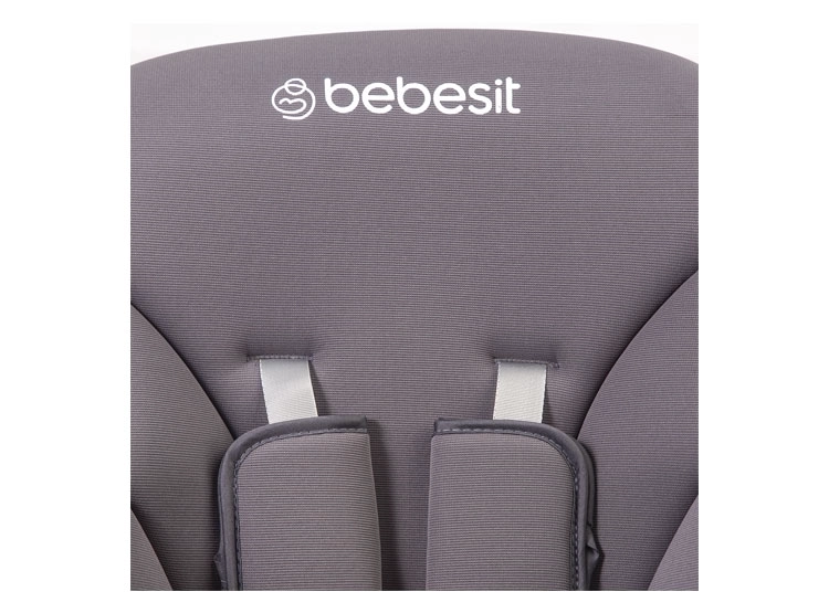 SILLA DE COMER BEBE INFANTIL SNACK LX GRIS BEBESIT - 7