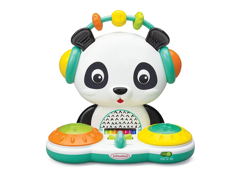 JUGUETE MUSICAL INFANTINO GIRA Y DESLIZA DJ PANDA - 1