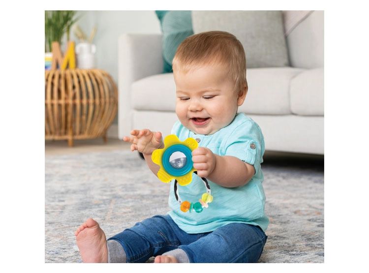 SET DE ACCESORIOS ESTIMULACION BEBE INFANTINO MORDEDORES Y SONAJEROS - 2