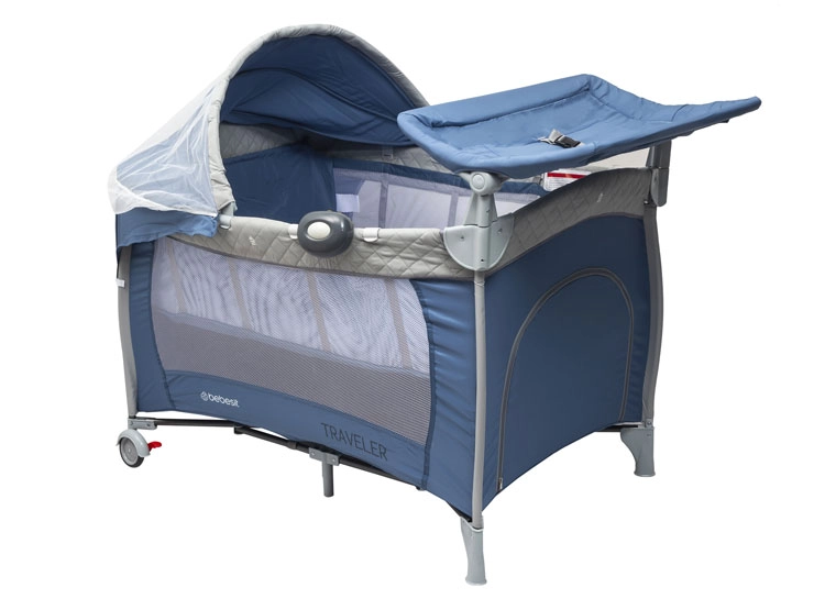 CUNA CORRAL PACK & PLAY TRAVELER BALANCIN MUDADOR MUSICAL - 1
