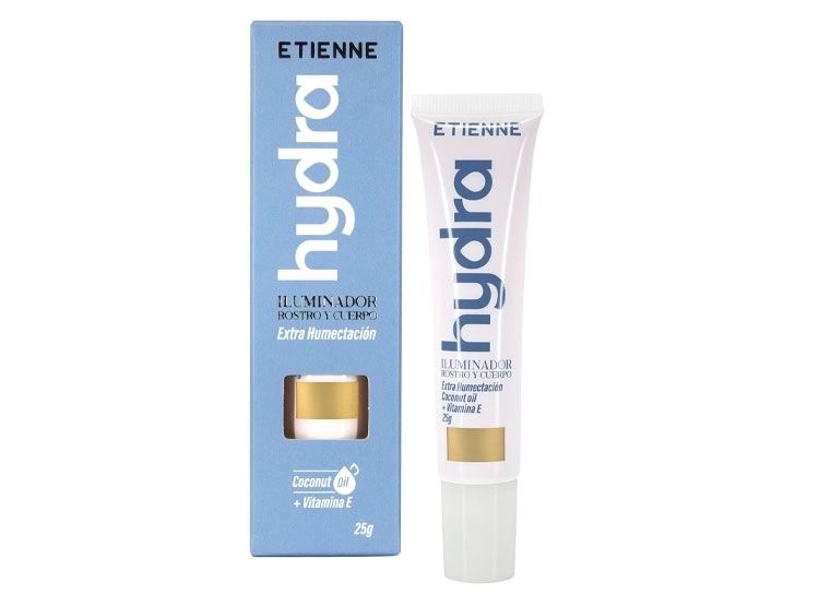 ILUMINADOR DE ROSTRO Y CUERPO ETIENNE HYDRA 25 GR - 1
