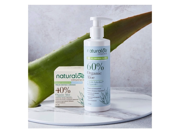 CREMA FACIAL NATURALOE HIDRATANTE MATIFICANTE PIELES MIXTAS A GRASAS 50 ML - 3