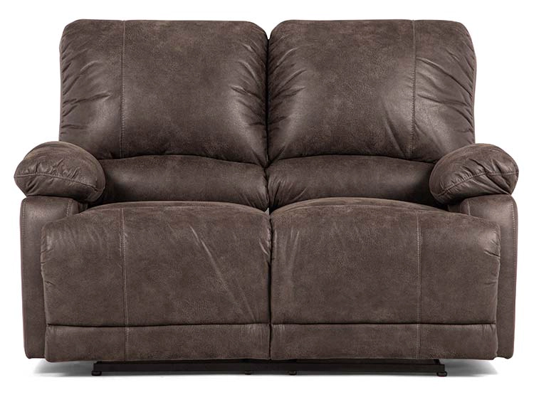 SOFÁ ROSEN RECLINABLE BUCAREST PU 2 CUERPOS CAFÉ - 1