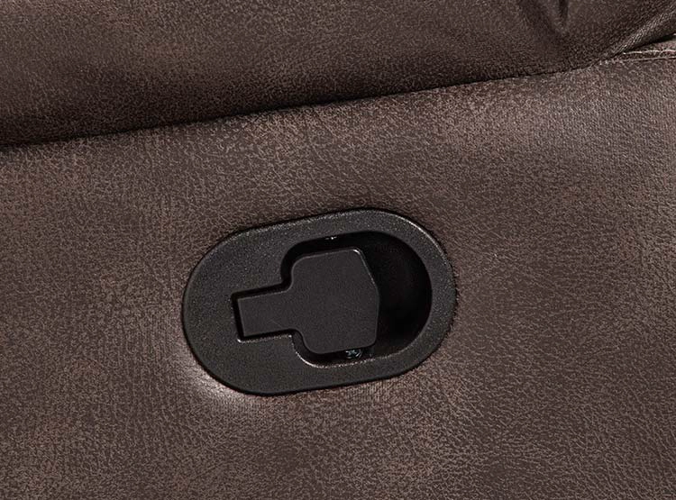 SOFÁ ROSEN RECLINABLE BUCAREST PU 2 CUERPOS CAFÉ - 11