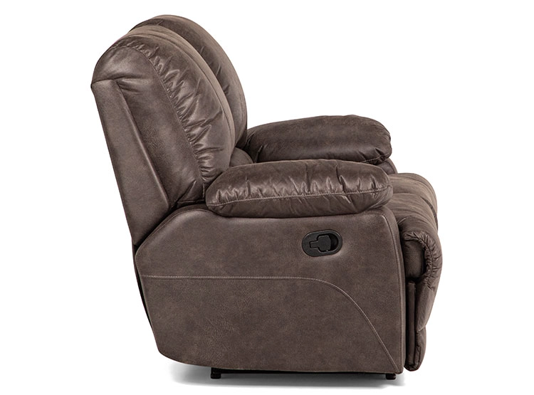 SOFÁ ROSEN RECLINABLE BUCAREST PU 2 CUERPOS CAFÉ - 5