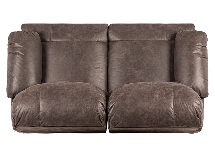 SOFÁ ROSEN RECLINABLE BUCAREST PU 2 CUERPOS CAFÉ - 8