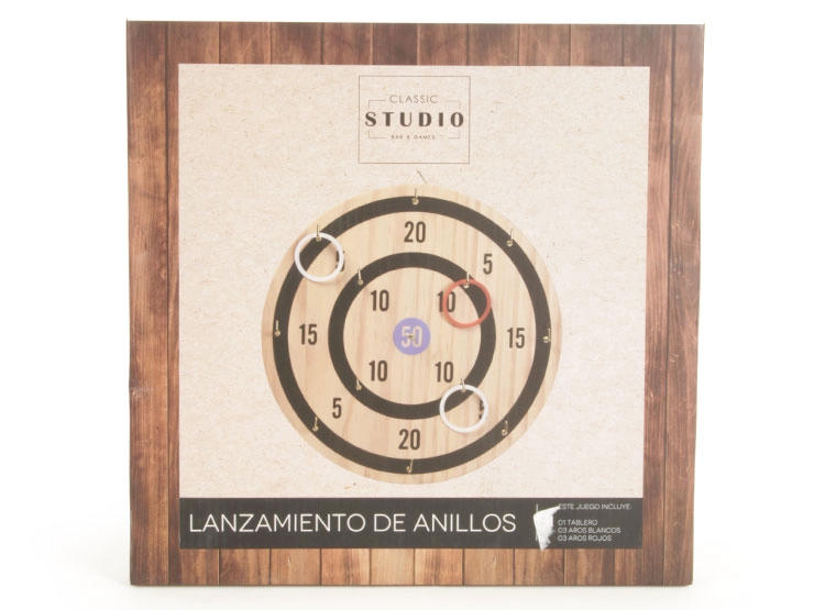 JUEGO DECORATIVO CLASSIC LANZAMIENTO ANILLOS PARED STUDIO CAFE - 5