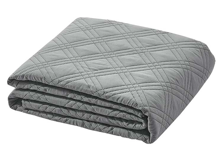 CUBRECAMA QUILT ANDES KING GRIS LISO - 2