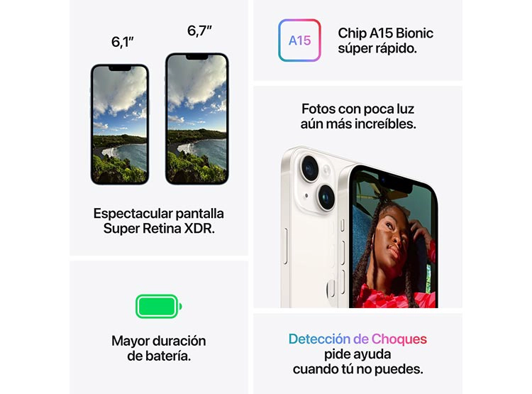 IPHONE 14 128 GB 12MP 6.1 - 8