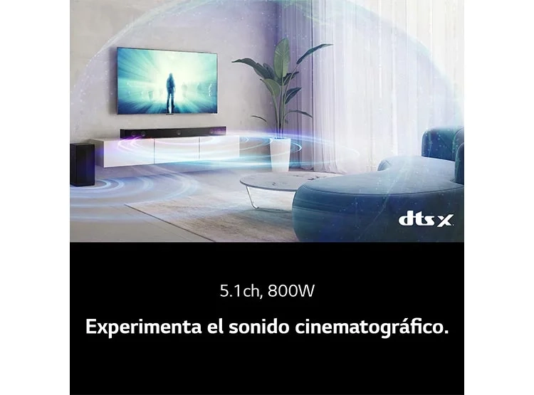 SOUNDBAR BLUETOOTH LG SH7Q DTS VIRTUAL:X - 8