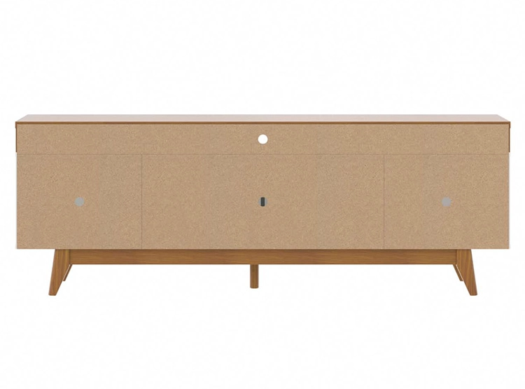 RACK PARA TV 80 PULGADAS FLYN DECOCASA STILO OFF 2.2 BLANCO - 5