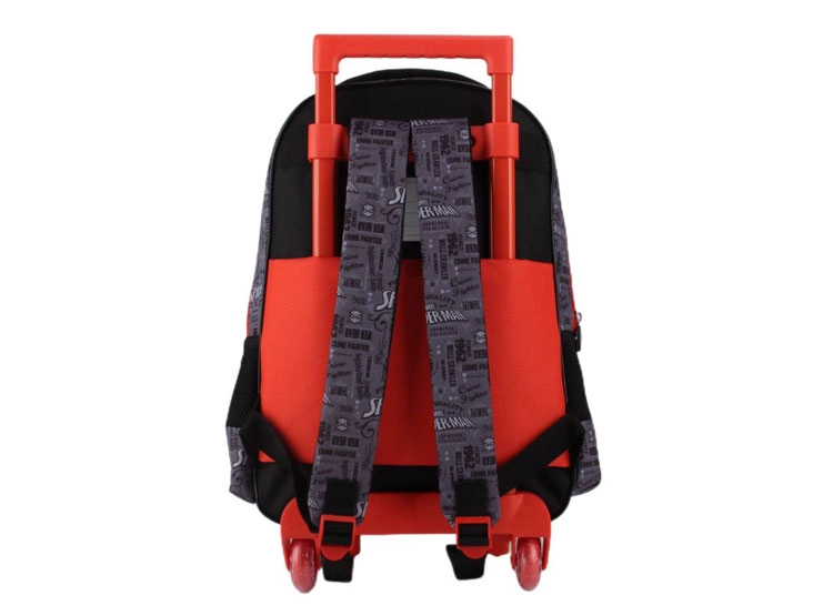 MOCHILA ESCOLAR SPIDERMAN CON RUEDAS - 2
