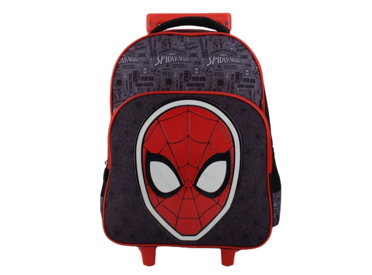 MOCHILA ESCOLAR SPIDERMAN CON RUEDAS - 3