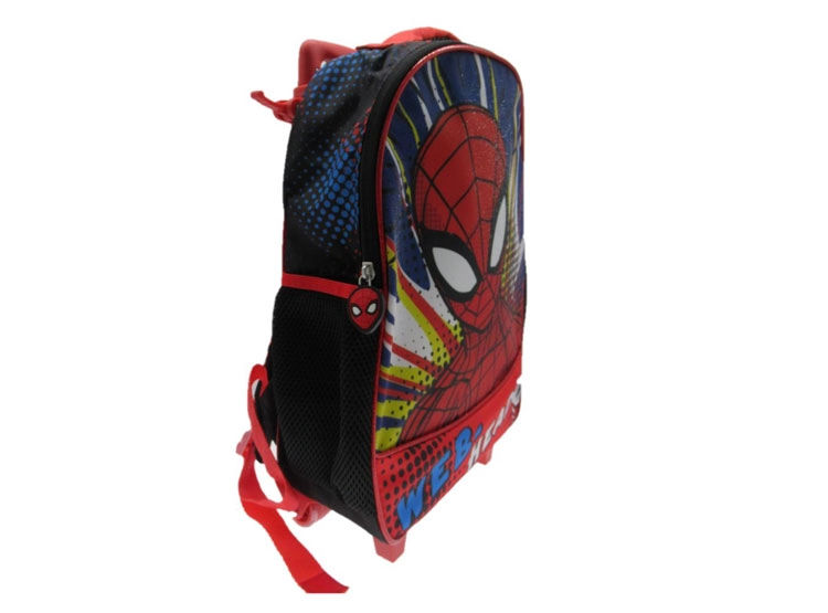 MOCHILA ESCOLAR SPIDERMAN CON RUEDAS - 2