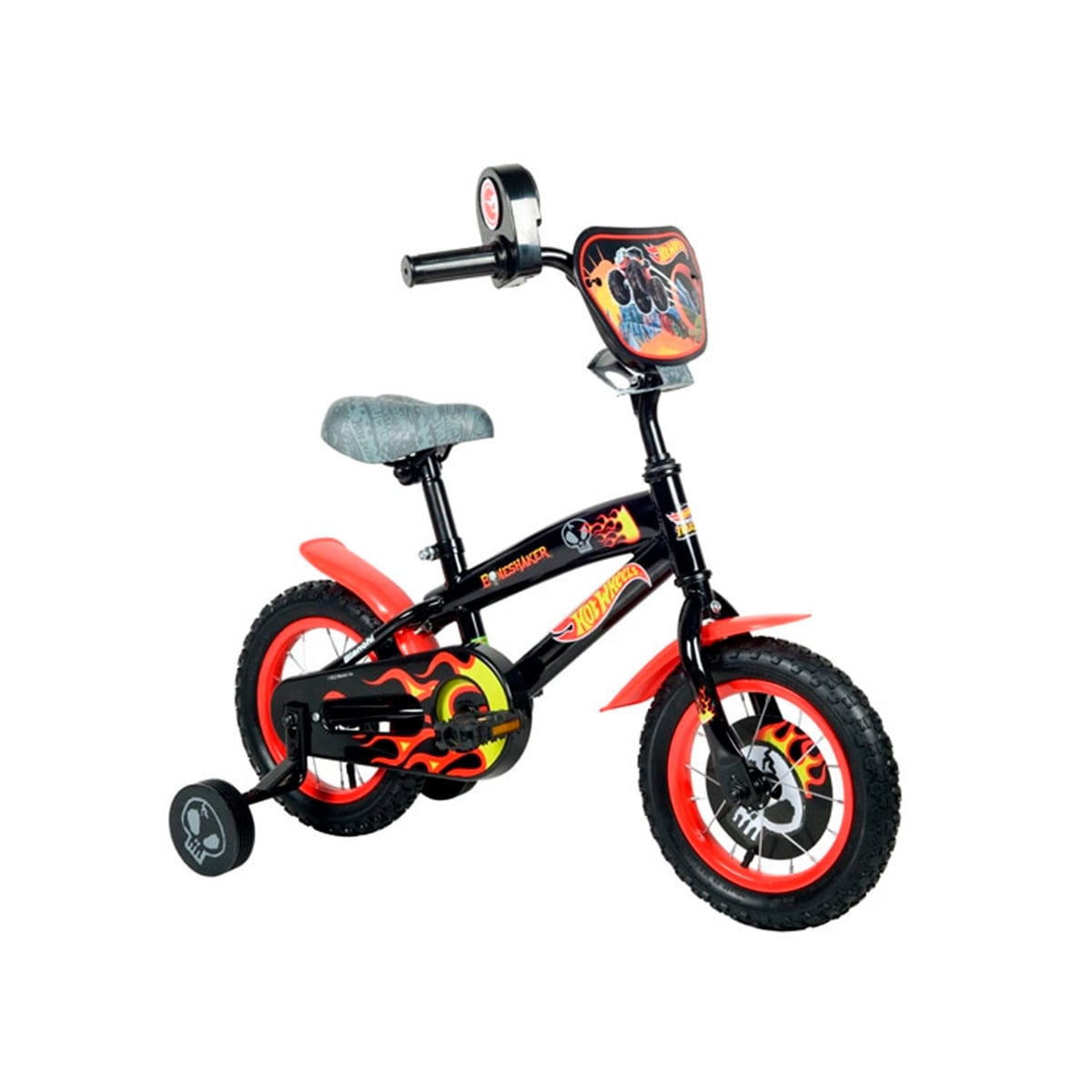 BICICLETA INFANTIL BIANCHI HOTWHEELS 12 ARO 12 NEGRO - 2