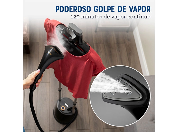 PLANCHA A VAPOR OSTER 1800 W GCSTGS7050 VAPORIZADOR PRENDAS TABLA SOPORTE - 3