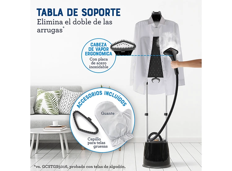 PLANCHA A VAPOR OSTER 1800 W GCSTGS7050 VAPORIZADOR PRENDAS TABLA SOPORTE - 6