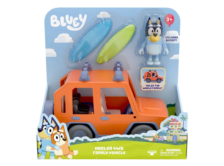 PLAYSET BLUEY VEHÍCULO FAMILIAR + FIGURA - 1