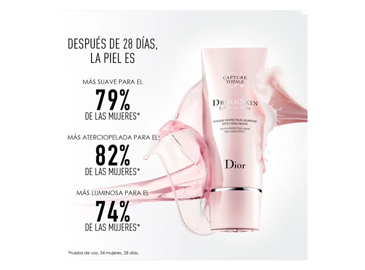 MASCARILLA FACIAL DIOR PERFECCIONADORA CAPTURE TOTALE DREAMSKIN 75 ML - 4
