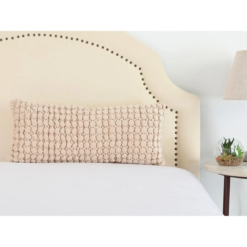 COJÍN VELVET RIPLEY HOME VELVET PANAL IVORY - 3