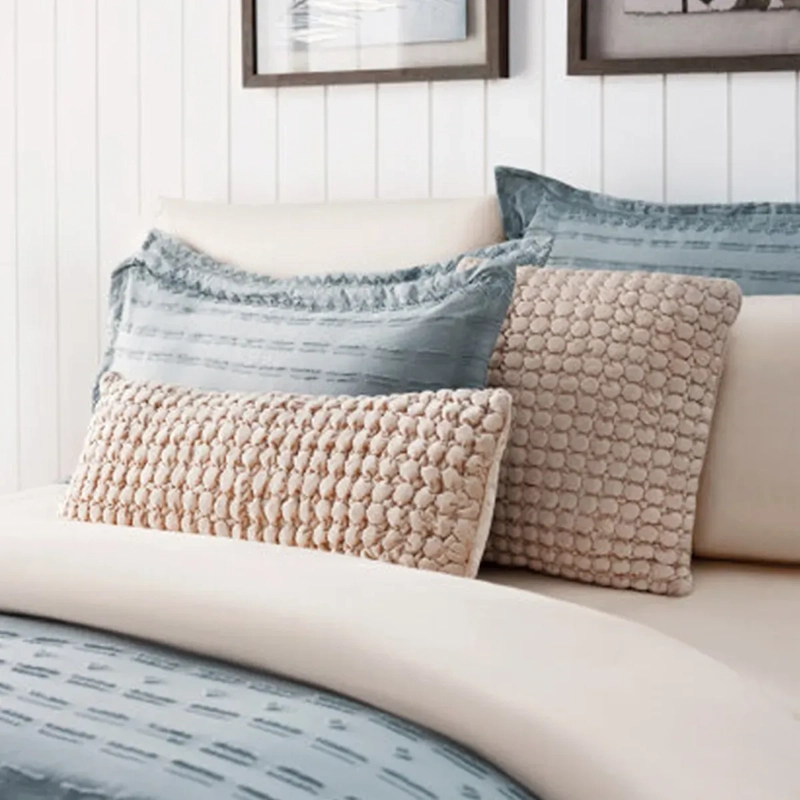 COJÍN VELVET RIPLEY HOME VELVET PANAL IVORY - 6