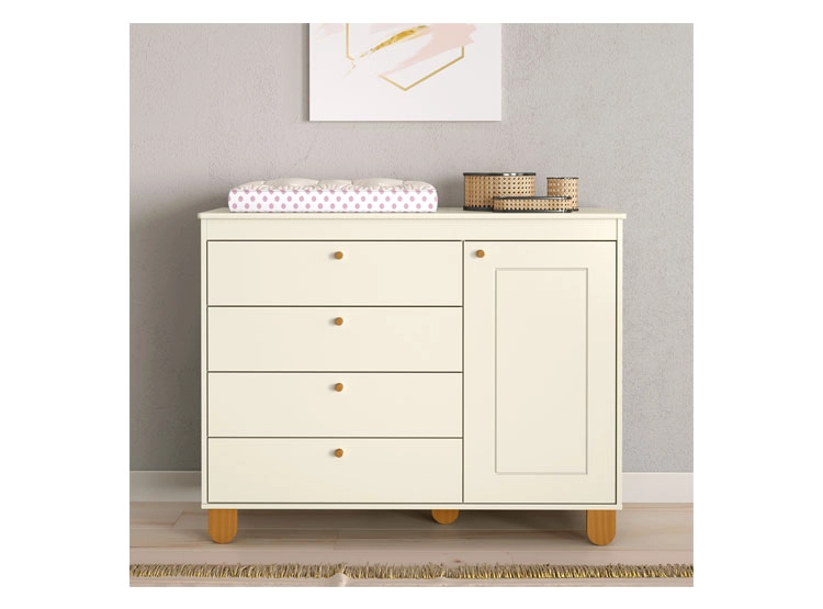 CÓMODA KIDSCOOL ZUPI CON PUERTA BEIGE - 3