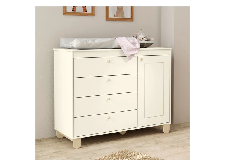 CÓMODA KIDSCOOL ZUPI CON PUERTA BEIGE - 4