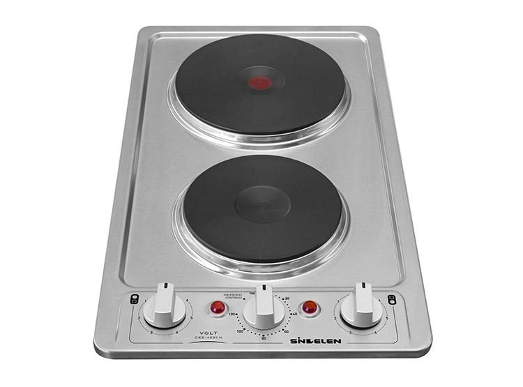 ENCIMERA ELÉCTRICA SINDELEN CEE-4251IN 2 PLATOS GRIS - 3