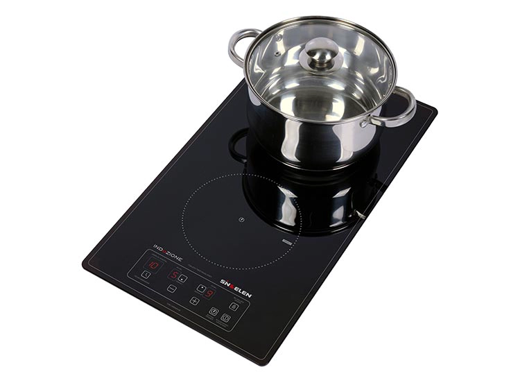 ENCIMERA ELÉCTRICA SINDELEN CEI-4252NG 2 PLATOS NEGRO - 3