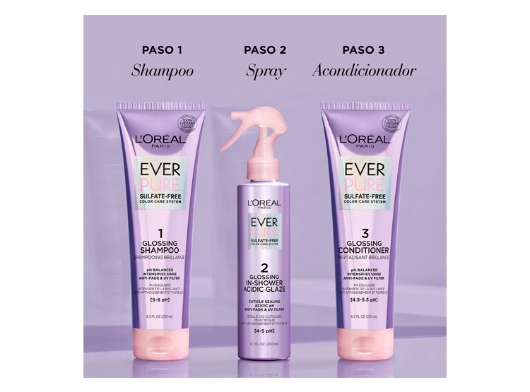 SHAMPOO LOREAL HAIR EXPERTISE EVERPURE GLOSSING 250 ML - 5