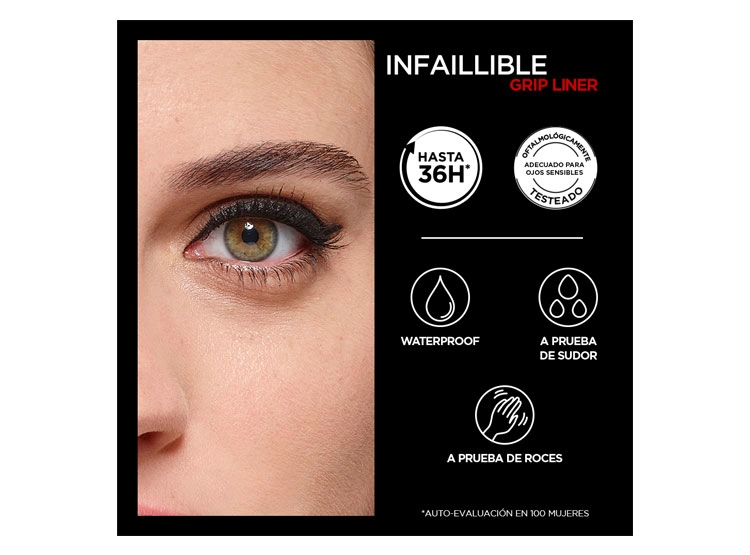 DELINEADOR DE OJOS LOREAL INFALLIBLE 36H GEL AUTOMATIC WATERPROOF 5 GR - 6