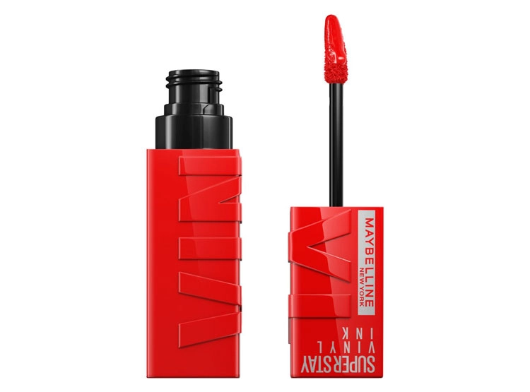 LABIAL MAYBELLINE SUPER STAY VINYL INK LARGA DURACIÓN RED HOT 4 GR - 1