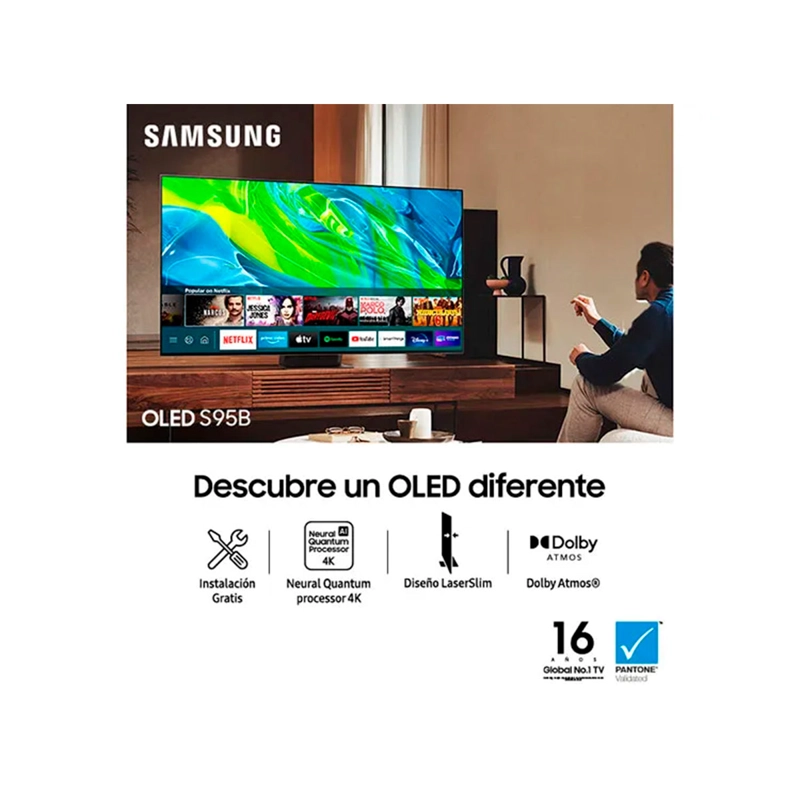 SMART TV SAMSUNG OLED UHD 4K 55" S95BA - 2