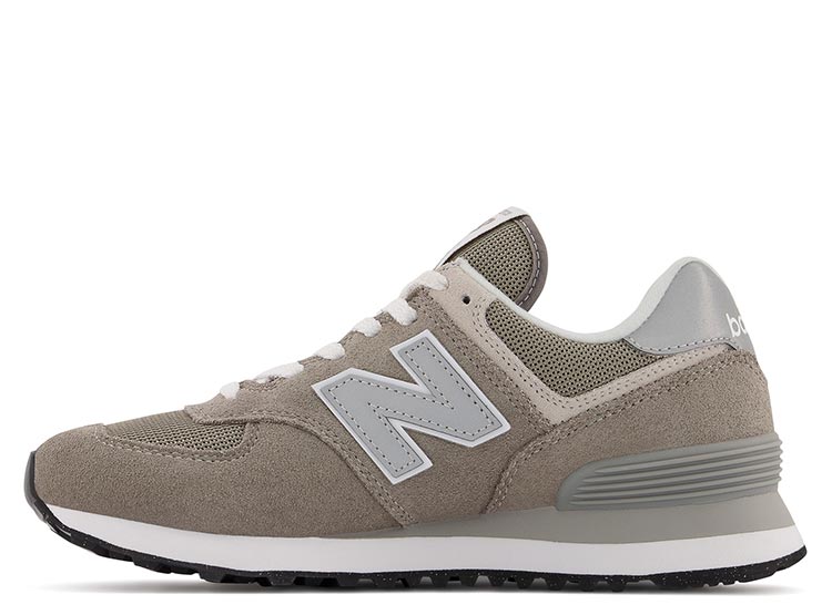 ZAPATILLAS MUJER NEW BALANCE CASUAL GRIS WL574EVG CUERO - 3