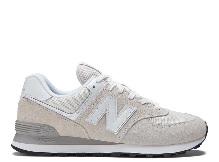 ZAPATILLAS HOMBRE NEW BALANCE CASUAL GRIS CLARO ML574EVW CUERO - 1