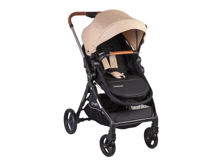 COCHE TRAVEL SYSTEM BEBESIT MARS LX METAL CHAMPANA - 3