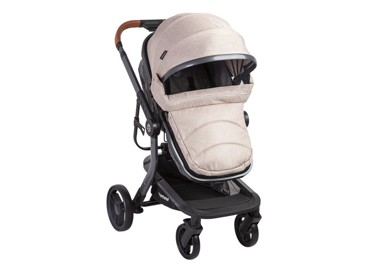 COCHE CUNA TRAVEL SYSTEM BEBE TAURUS CON BASE BEIGE BEBESIT - 6